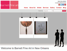 Tablet Screenshot of barnettfineart.com